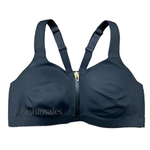 Victoria’s Secret knockout Maximum Support Front Close Sports Bra charcoal - Picture 1 of 4